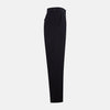 Navy Linen Blend Henry Trousers