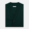 Forest Green Cashmere Cardigan
