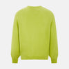 Lemon Green Cashmere V-neck Jumper
