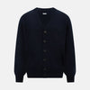 Navy V-Neck Cashmere Cardigan