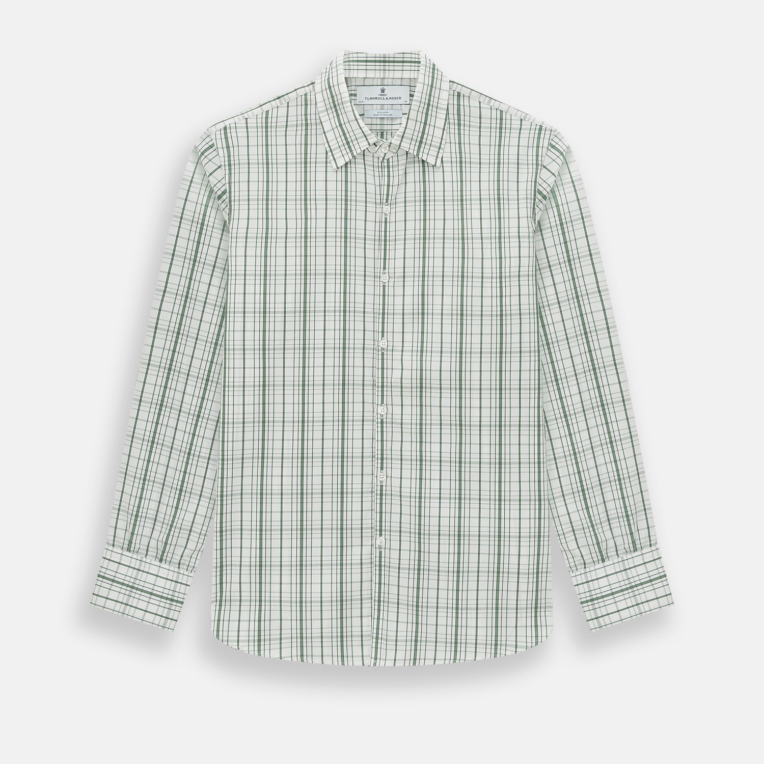Sage Green Plaid Check Westminster Shirt