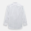 Burgundy Track Stripe Mayfair Shirt