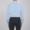Light Blue Cotton Shirt with T&A Collar and Double Cuffs