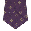 Purple Crosses Silk Tie