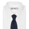 Navy Knitted Silk Tie