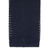 Navy Knitted Silk Tie