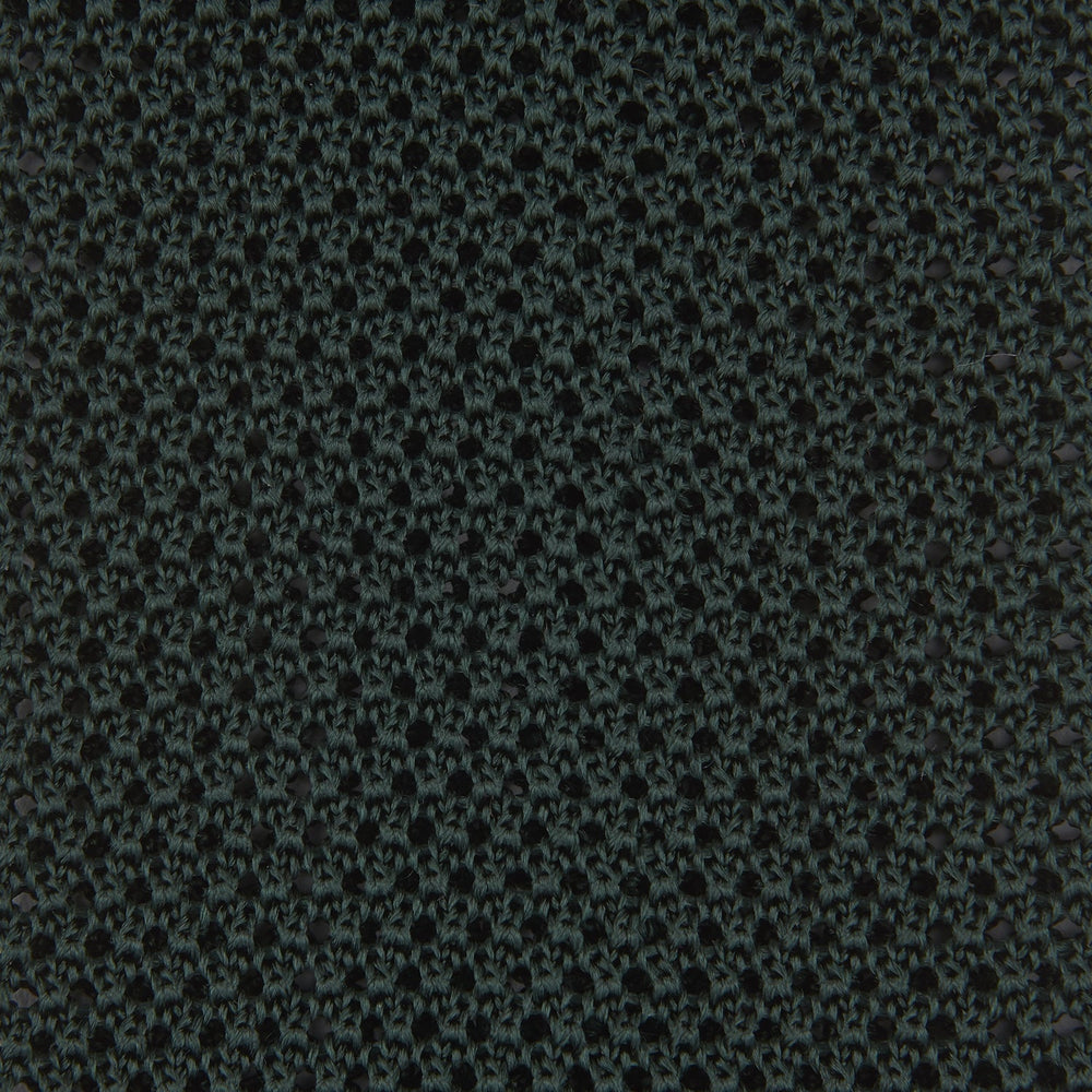 Green Knitted Silk Tie
