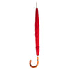 Red Umbrella with Chestnut Crook