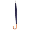 Navy Umbrella with Chestnut Crook