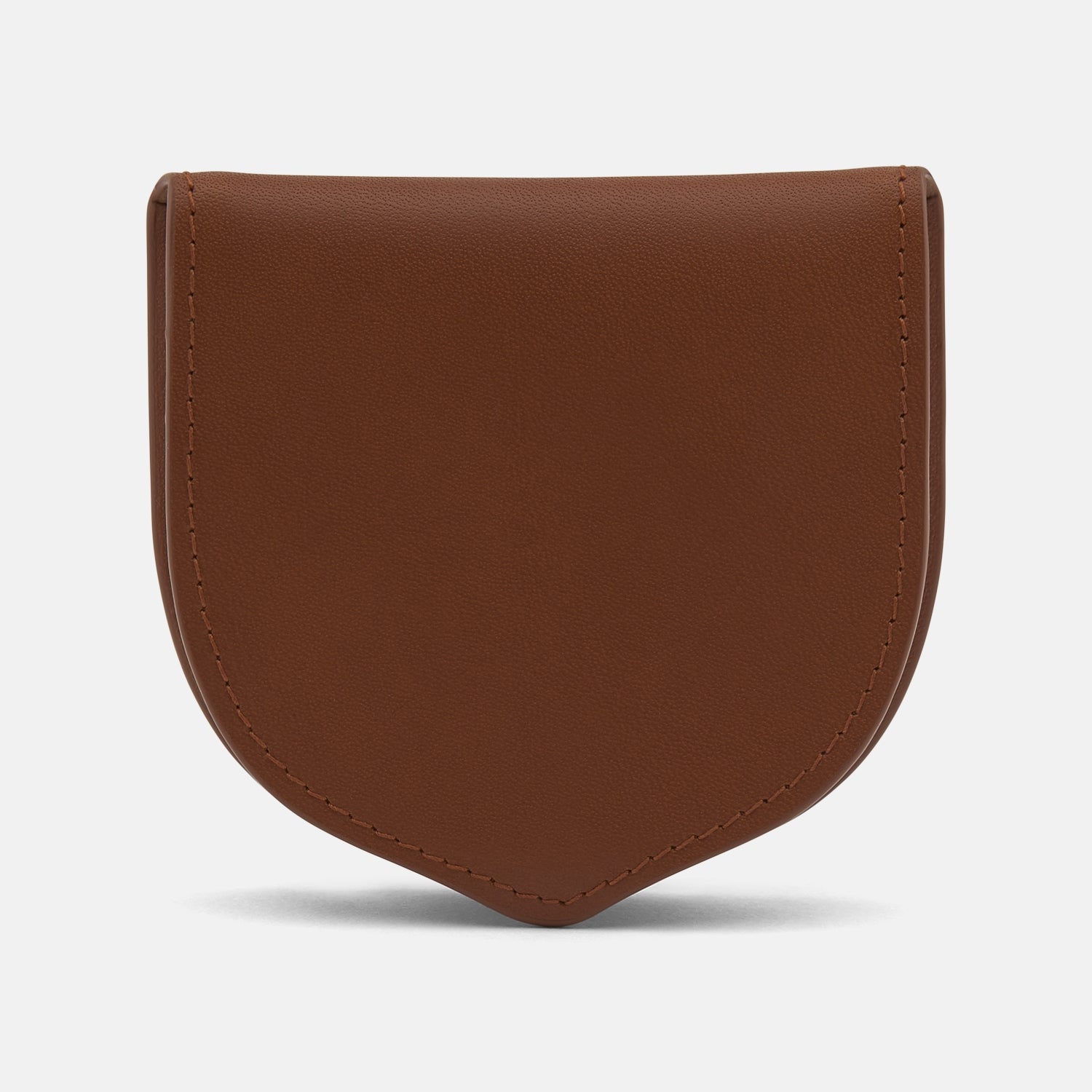 Light Tan Leather Tray Purse