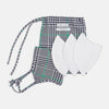 Exclusive Navy & Green Archive Check Superfine Cotton Commuter Mask With 3 Viroformula™ Filters