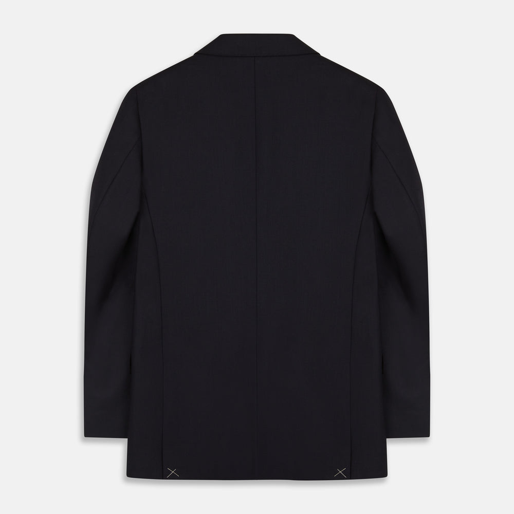 Midnight Navy Wool Barrington Blazer