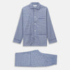 Blue Check Modern Cotton Pyjama Set