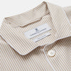 Sand Bengal Stripe Modern Fit Cotton Pyjama Set