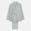 Green Bengal Stripe Modern Fit Cotton Pyjama Set