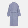 Navy Check Cotton Gown