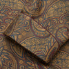Gold Paisley Traditional Silk Jacquard Gown