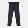 Navy Escorial Wool Jonathan Trousers