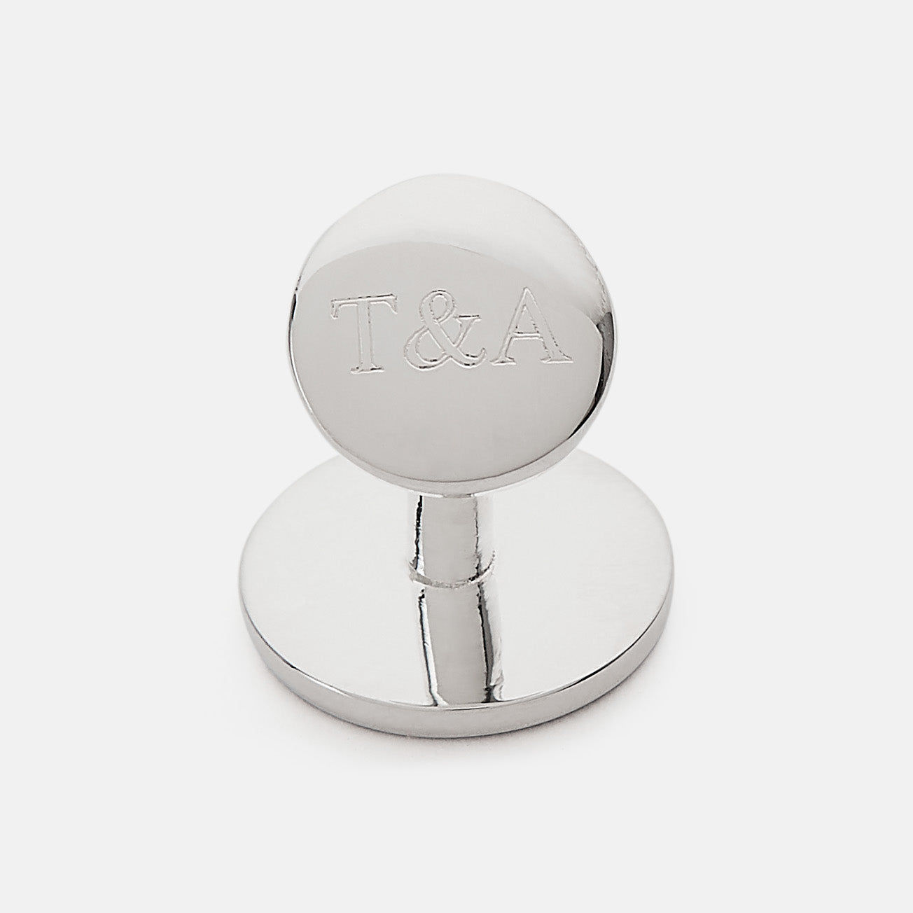 Light Green Sterling Silver Cufflinks