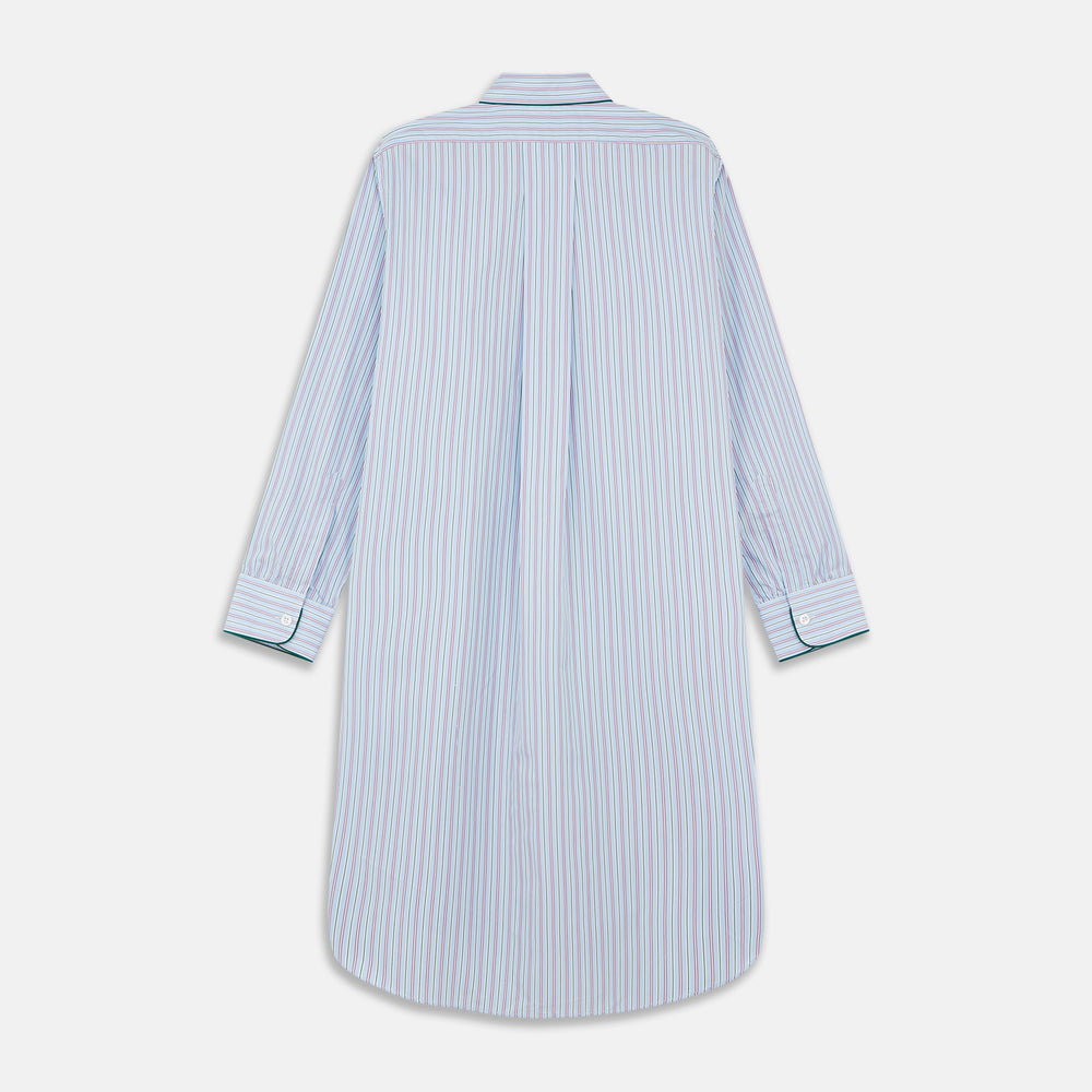 Blue, Purple & Green Stripe Nightshirt