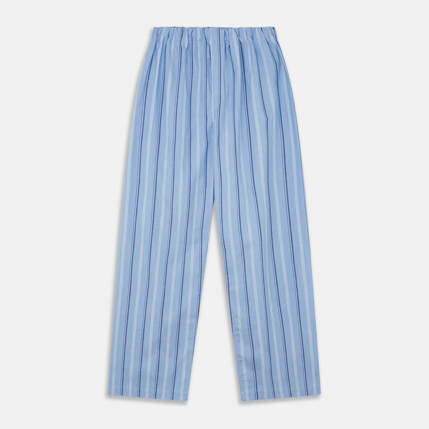 Blue Multi Stripe Cotton Pyjama Trousers