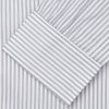 Grey Multi Stripe Regular Fit Twill Shirt with T&A Collar and Double Cuffs