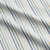 Green Multi Stripe Tailored Fit Shirt with Kent Collar and 2 Button Cuffs