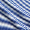 Navy & White Stripe Weekend Fit Shirt with Derby Collar and 1 Button Cuffs