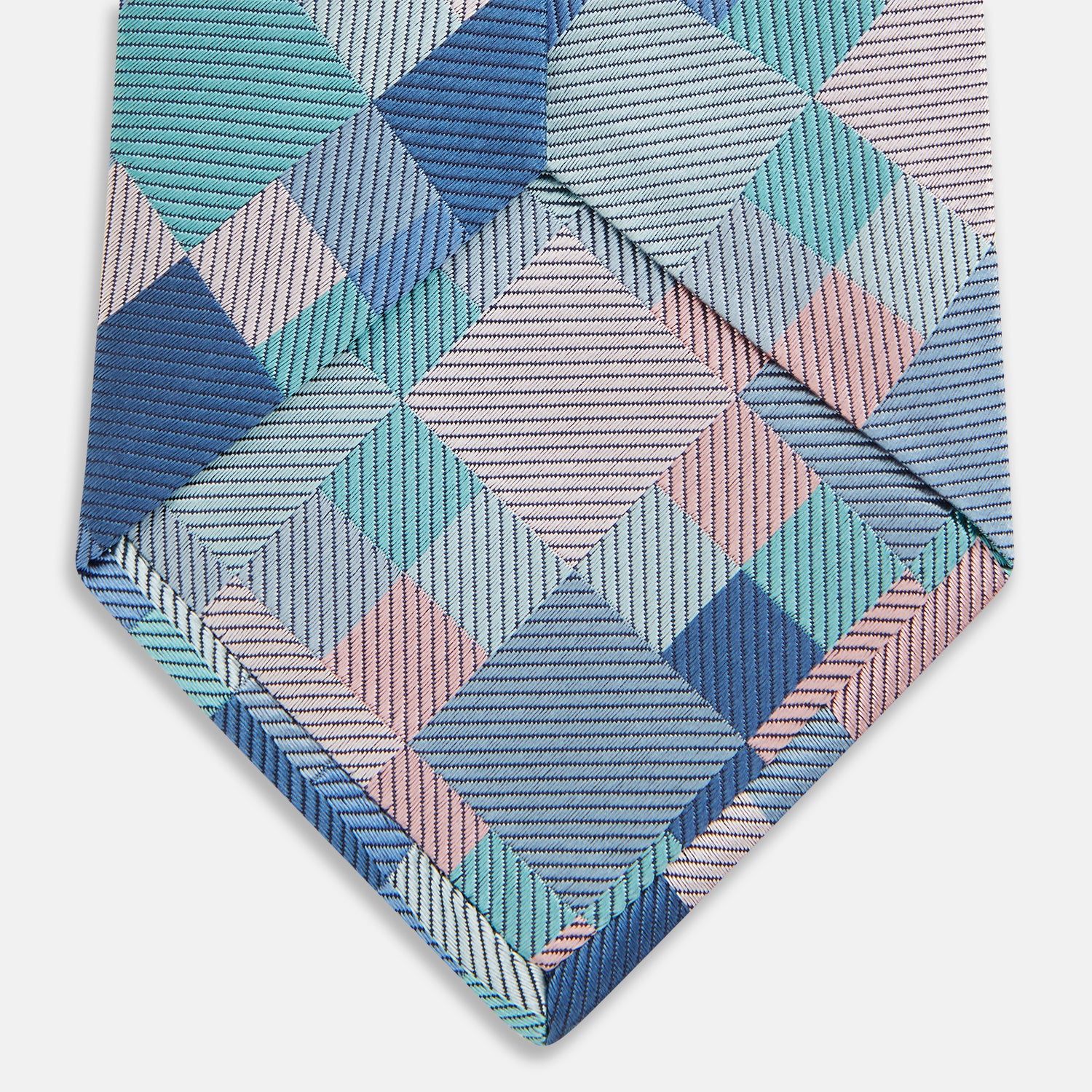 Green Multi Pixel Silk Tie