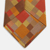 Orange Multi Pixel Silk Tie