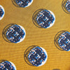 Gold Shadow Spot Printed Silk Tie
