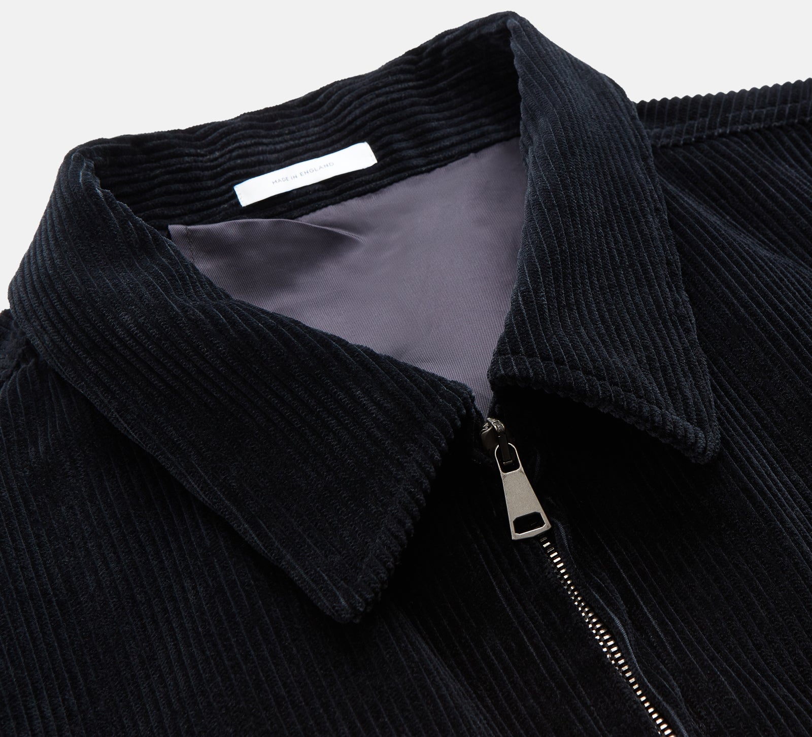 Navy Cord Albi Harrington Jacket