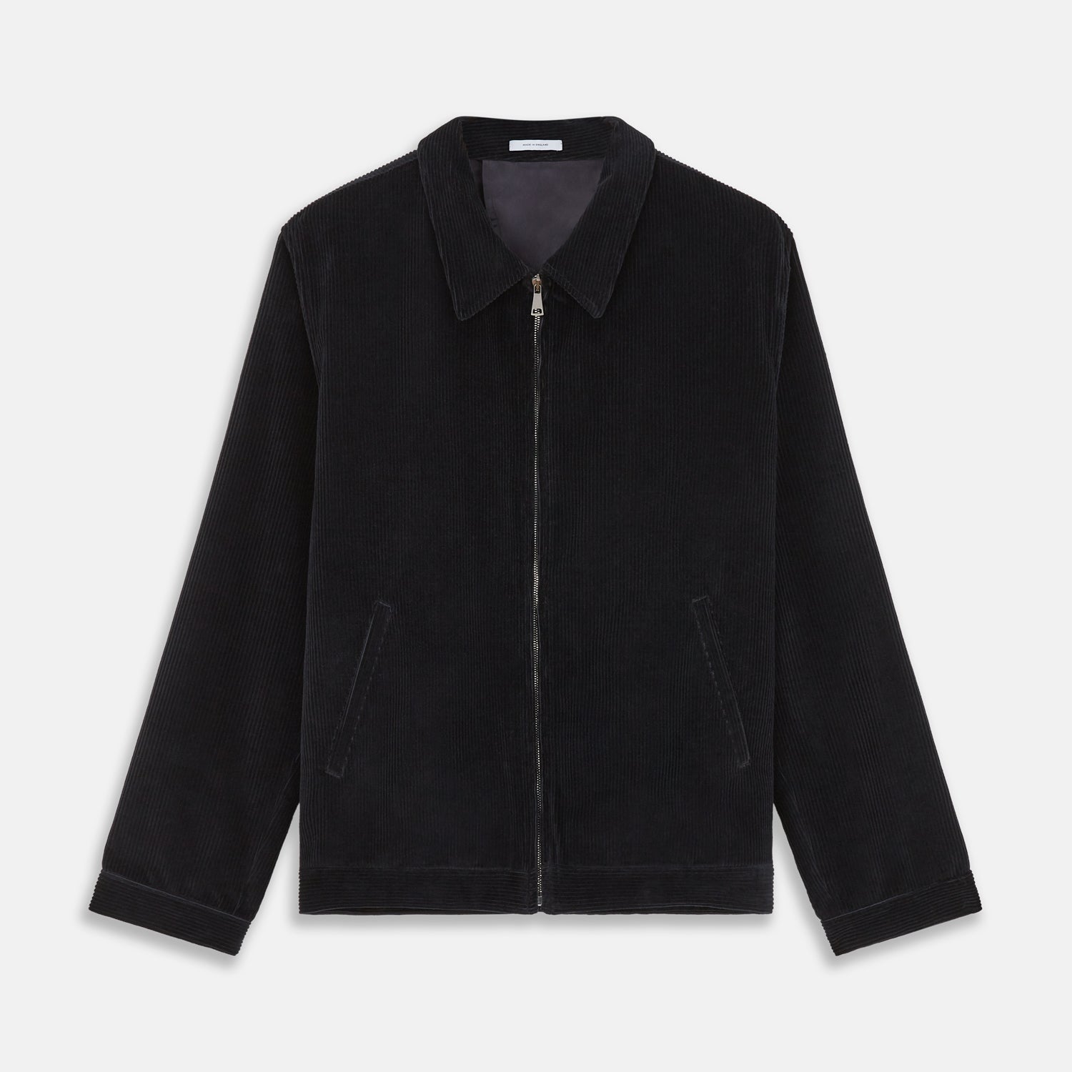 Navy Cord Albi Harrington Jacket
