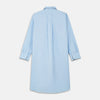 Light Blue Piped Cotton Nightshirt