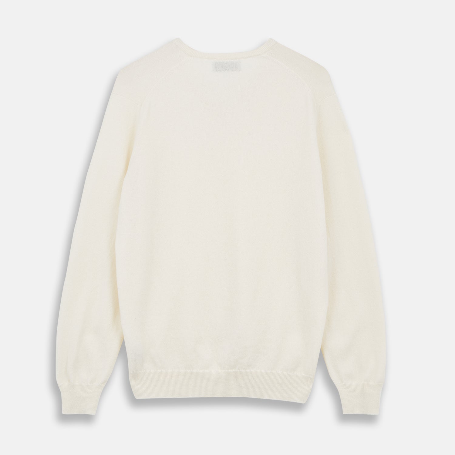 Cream Cashmere V-Neck Jumper