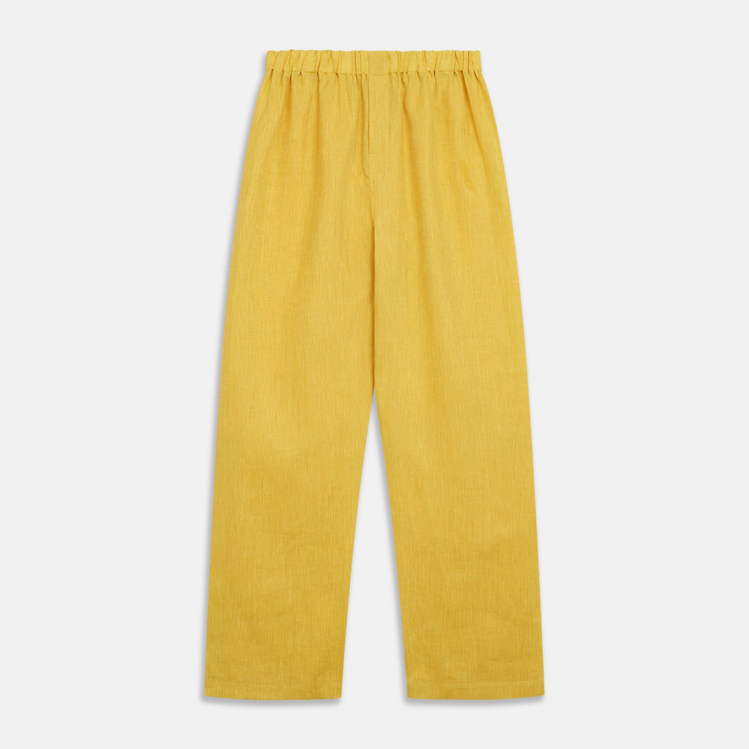 Ochre Linen Modern Pyjama Set