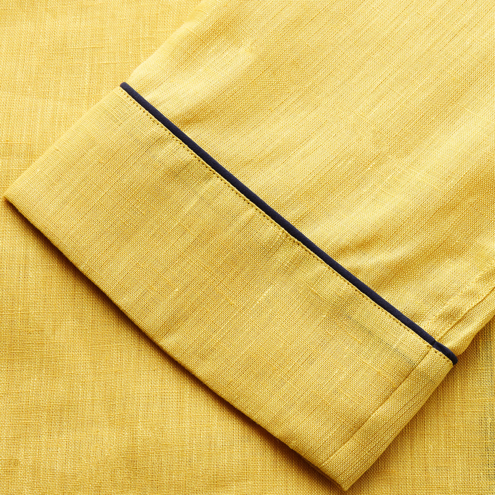 Ochre Linen Modern Pyjama Set