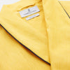 Ochre Linen Piped Gown