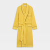 Ochre Linen Piped Gown