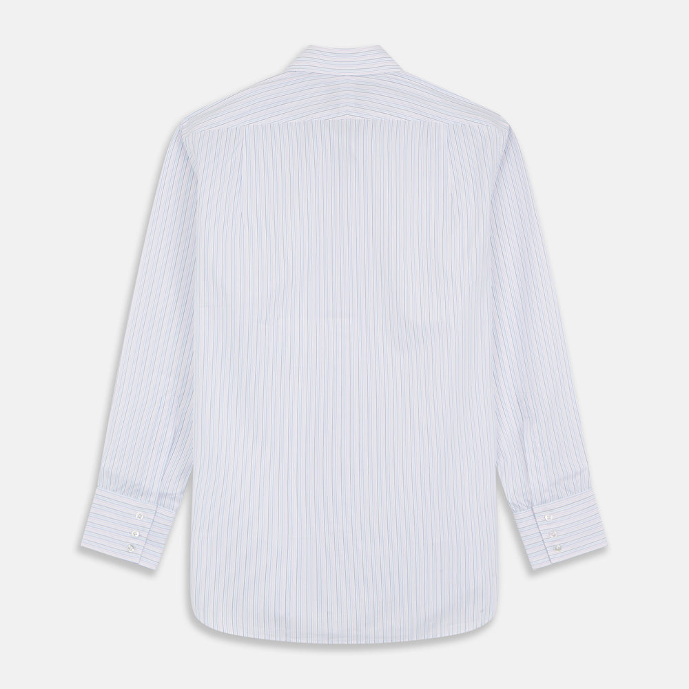 Blue Multi Stripe Regular Fit Mayfair Shirt