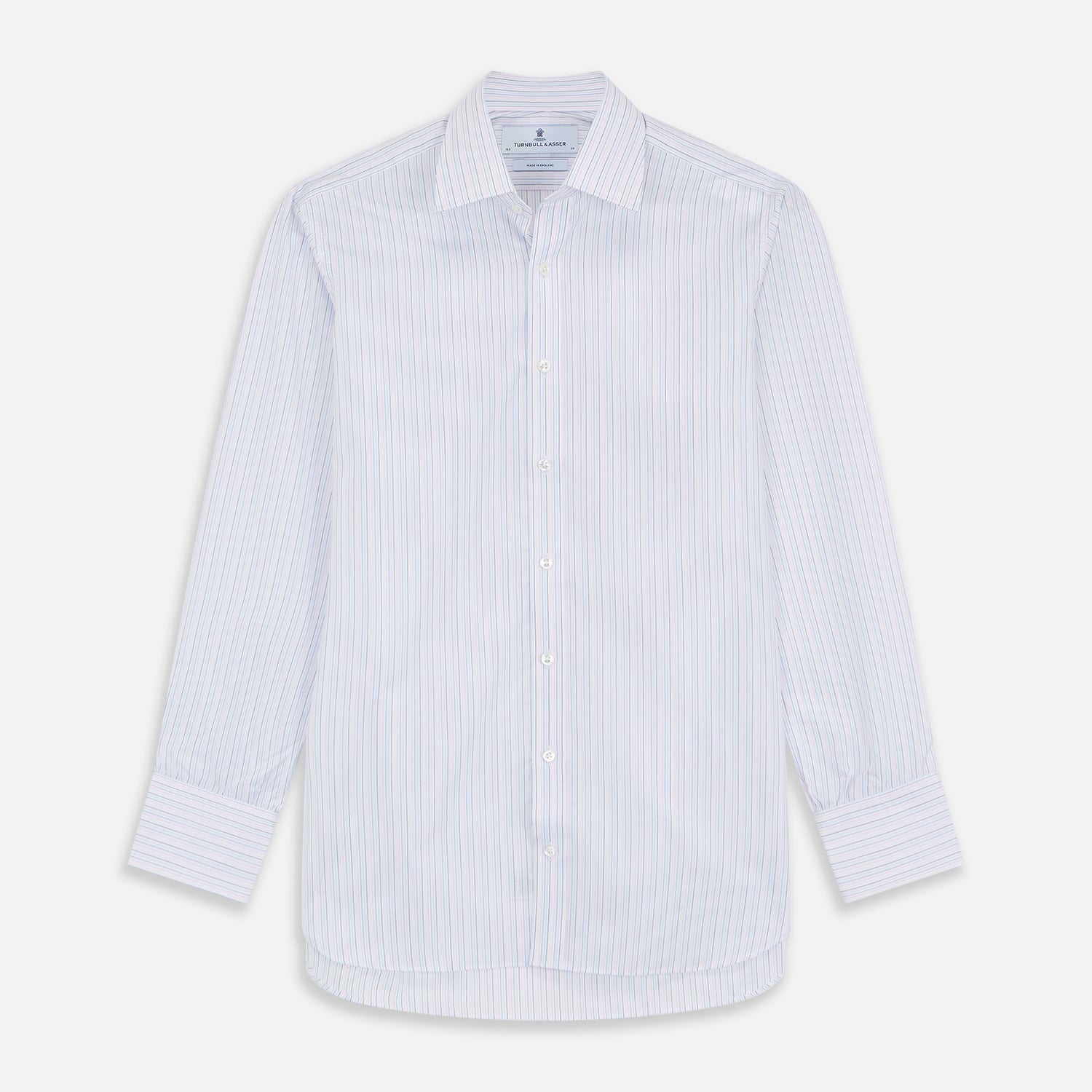 Blue Multi Stripe Regular Fit Mayfair Shirt