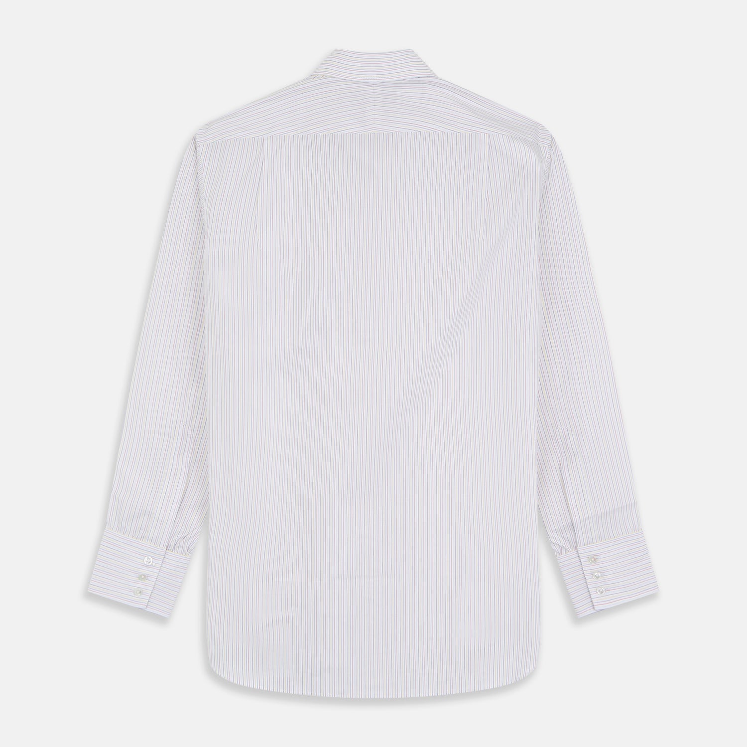 Red Multi Stripe Regular Fit Mayfair Shirt