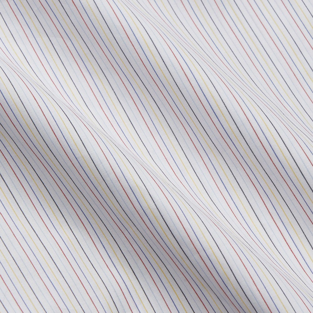Red Multi Stripe Regular Fit Mayfair Shirt