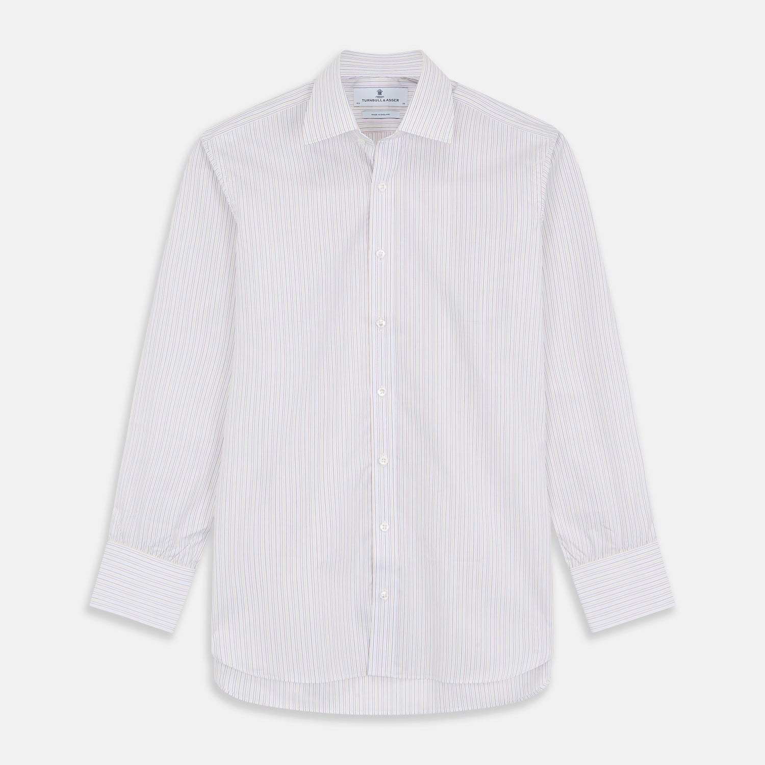 Red Multi Stripe Regular Fit Mayfair Shirt