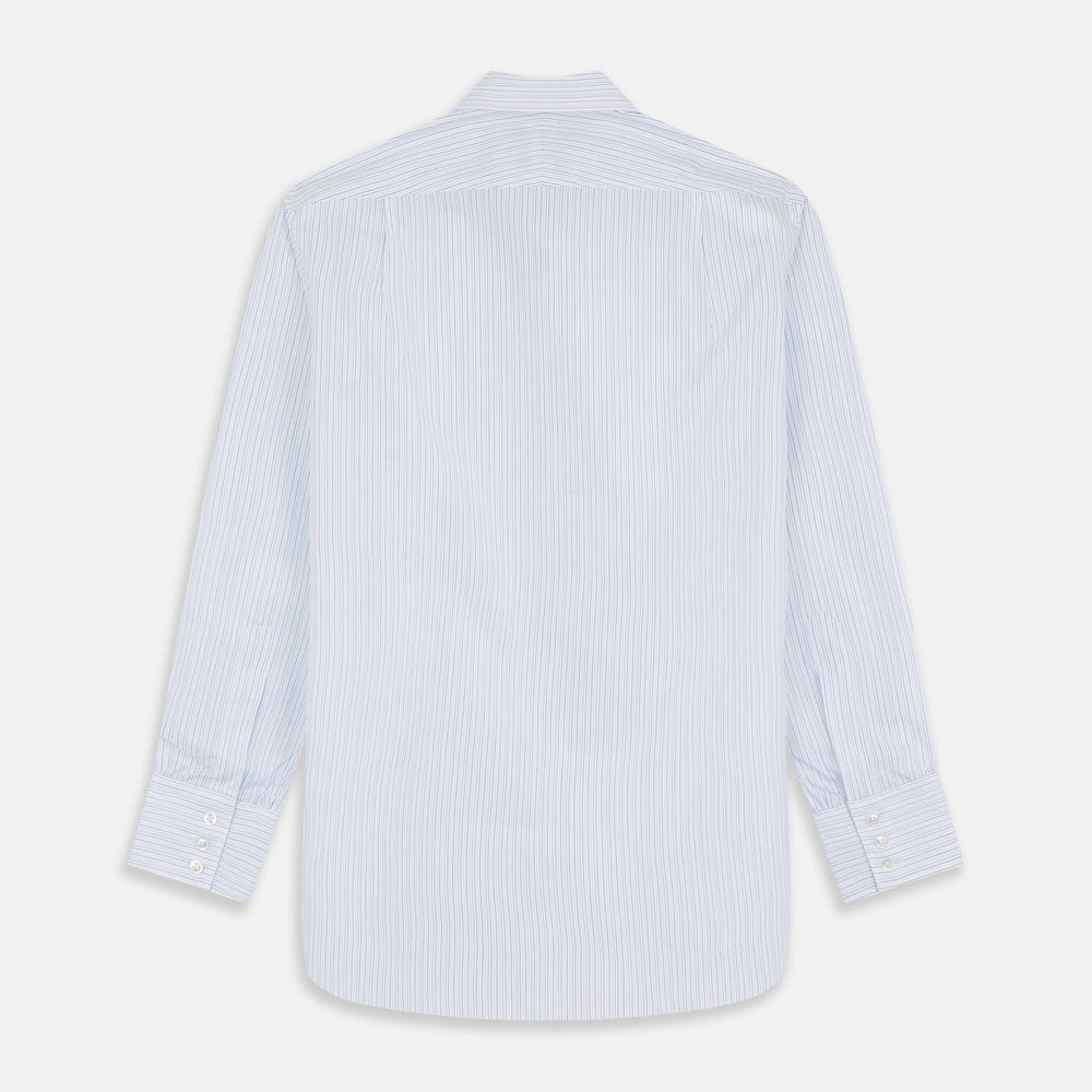Purple Multi Stripe Regular Fit Mayfair Shirt