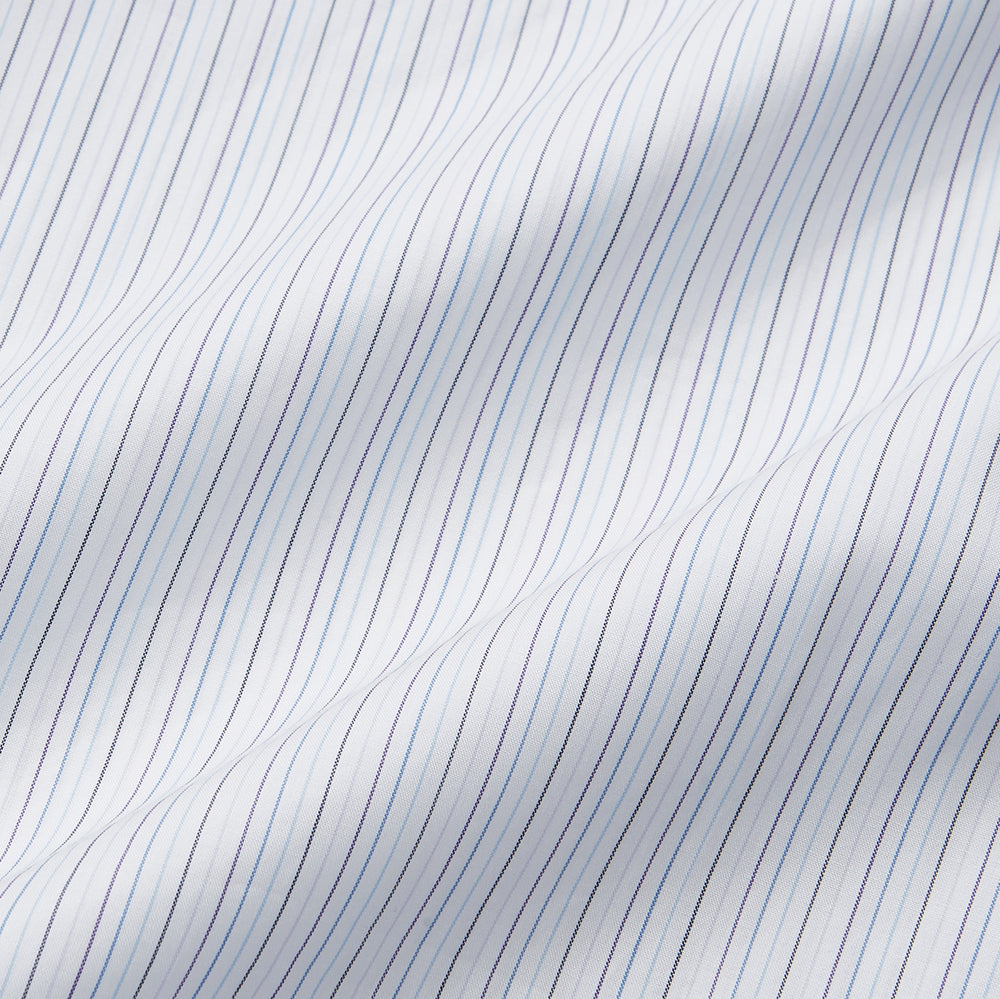Purple Multi Stripe Regular Fit Mayfair Shirt