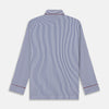 Navy & White Stripe Cotton Modern Pyjama Set