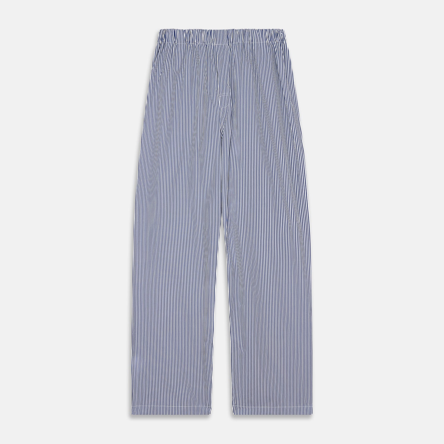 Navy & White Stripe Cotton Modern Pyjama Set