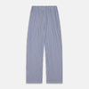 Navy & White Stripe Cotton Modern Pyjama Set