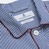 Navy & White Stripe Cotton Modern Pyjama Set